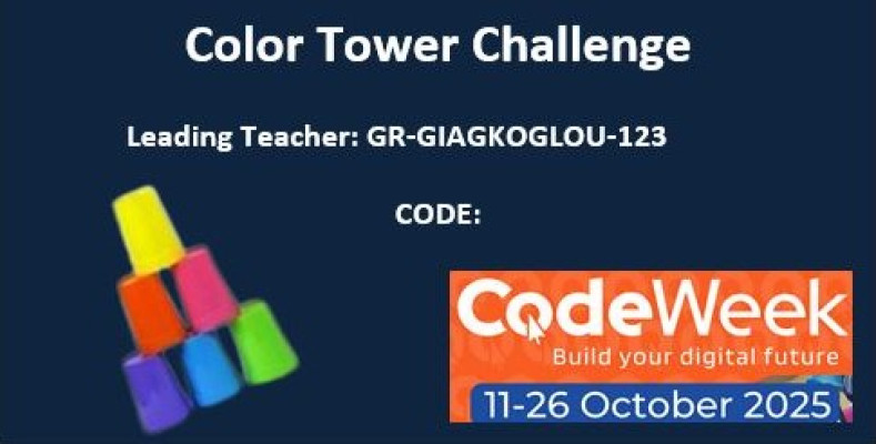 Color Cup Tower Challenge